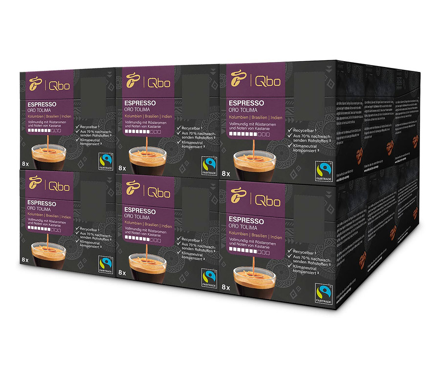 Qbo Espresso ORO TOLIMA - 144 Kapseln