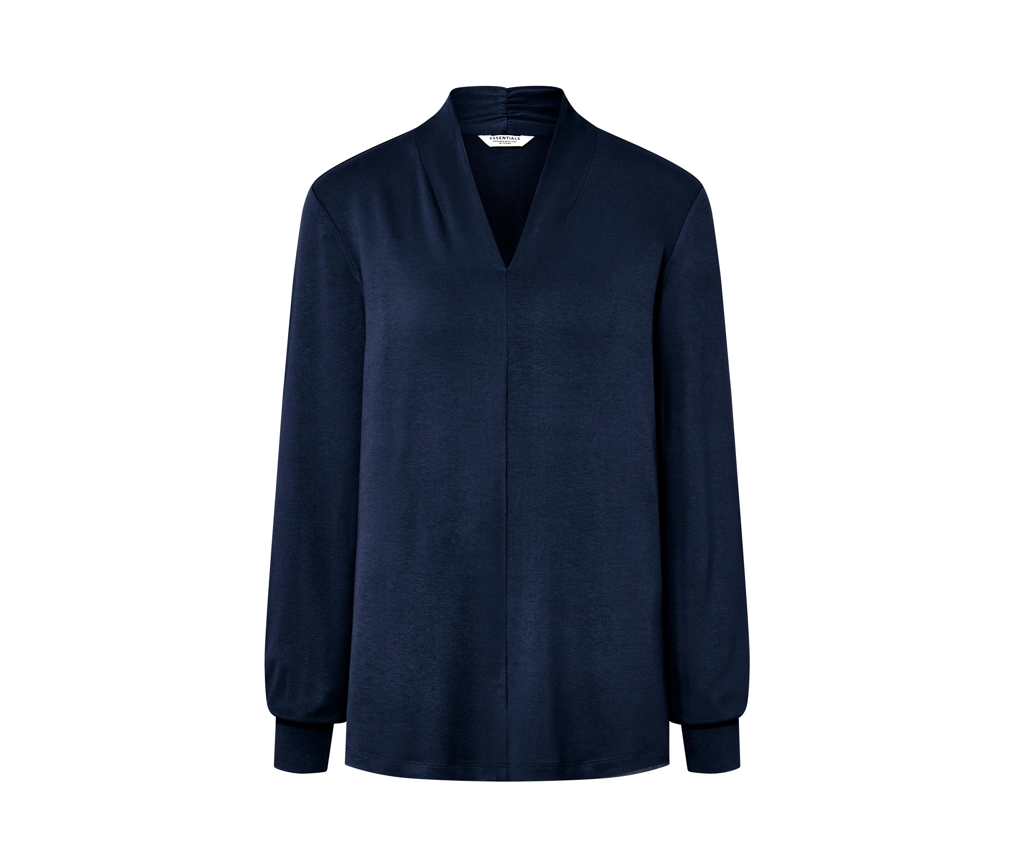 Blau am günstig Kaufen-Tchibo - Langarmshirt mit V-Ausschnitt - Damen - Gr. XL - dunkelblau. Tchibo - Langarmshirt mit V-Ausschnitt - Damen - Gr. XL - dunkelblau <![CDATA[Langarmshirt mit V-Ausschnitt, dunkelblau Farbe: Dunkelblau Material: 95% Viskose, 5% Elasthan (Creora®) Ma
