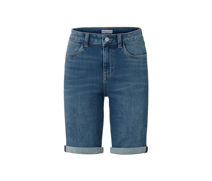 Blaue Bermuda Jeans im Fit »Lea«.