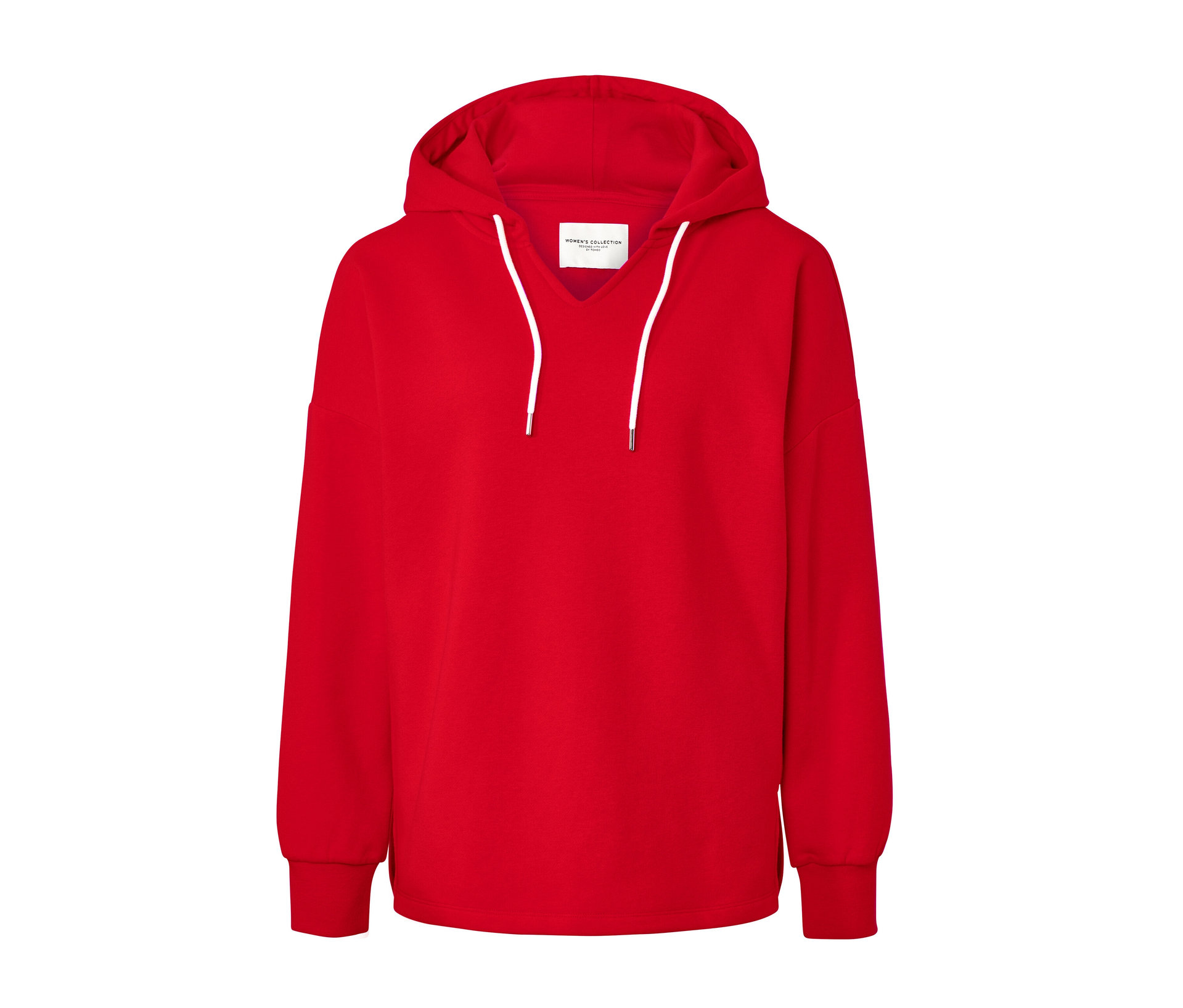 Hoodie - Damen - Gr. S - rot - rot