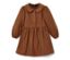 Kleinkind Webkleid, cognac - Cognac