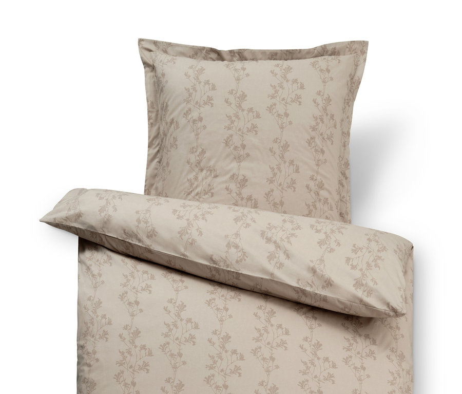 Bettwäsche aus Premium-Baumwolle in Normal- und Übergröße mit Blumenmuster.
