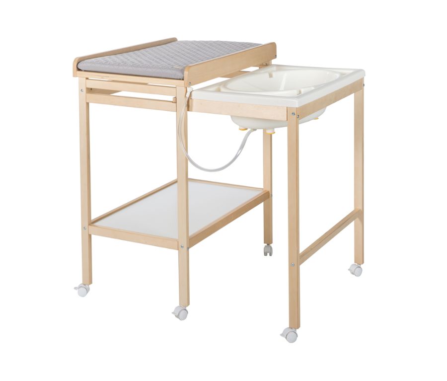 Eine roba Bade-Wickel-Kombination »Baby Pool« in Beige.