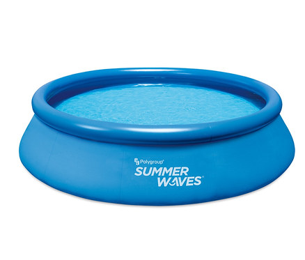 Blauer Summer Waves Rundpool, Ø ca. 366 cm.