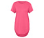 Pinkes T-Shirt mit kurzen Ärmeln.