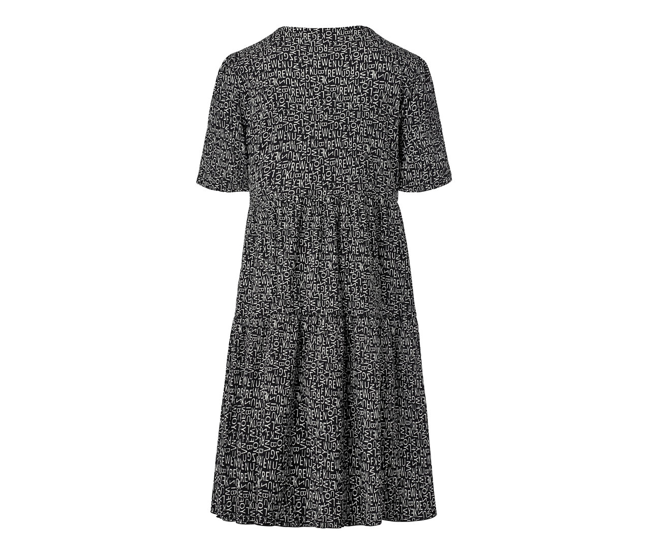 Bedrucktes Kleid.