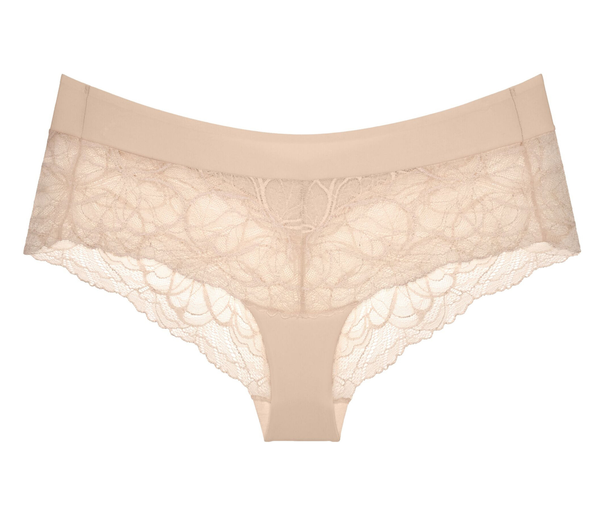 Body Makeup Illusion Lace Shorty - Damen - Gr. 44 - beige - beige