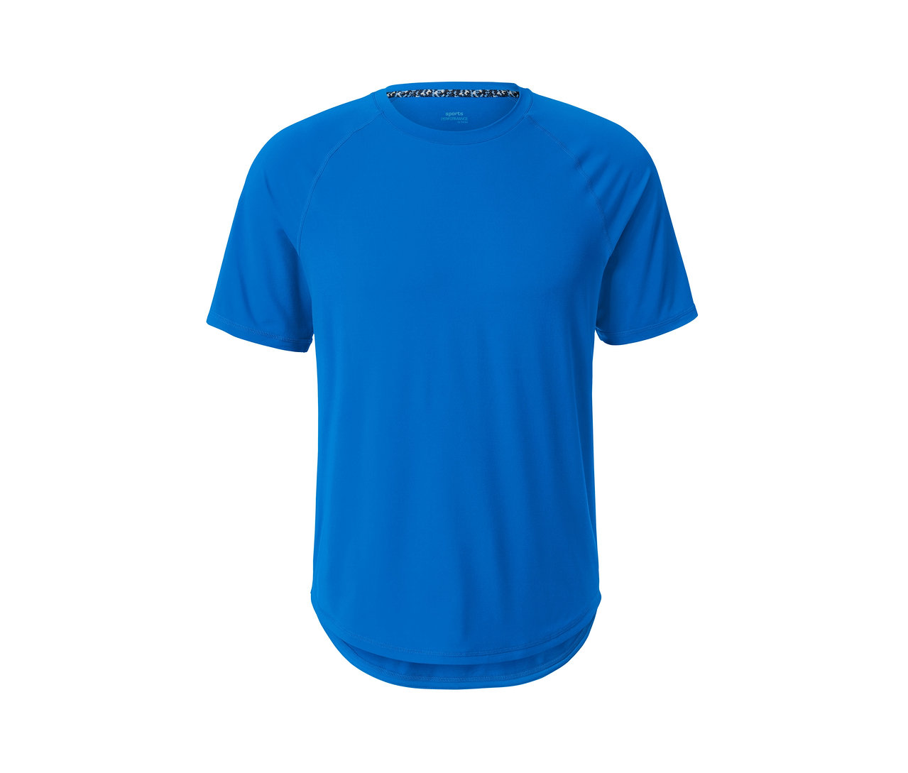 Blaues Funktionsshirt.