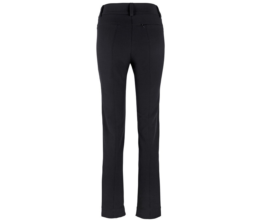 Schwarze Thermohose auf weißem Hintergrund.