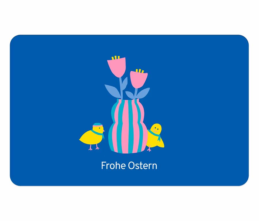 Digitale Geschenkkarte Frohe Ostern
