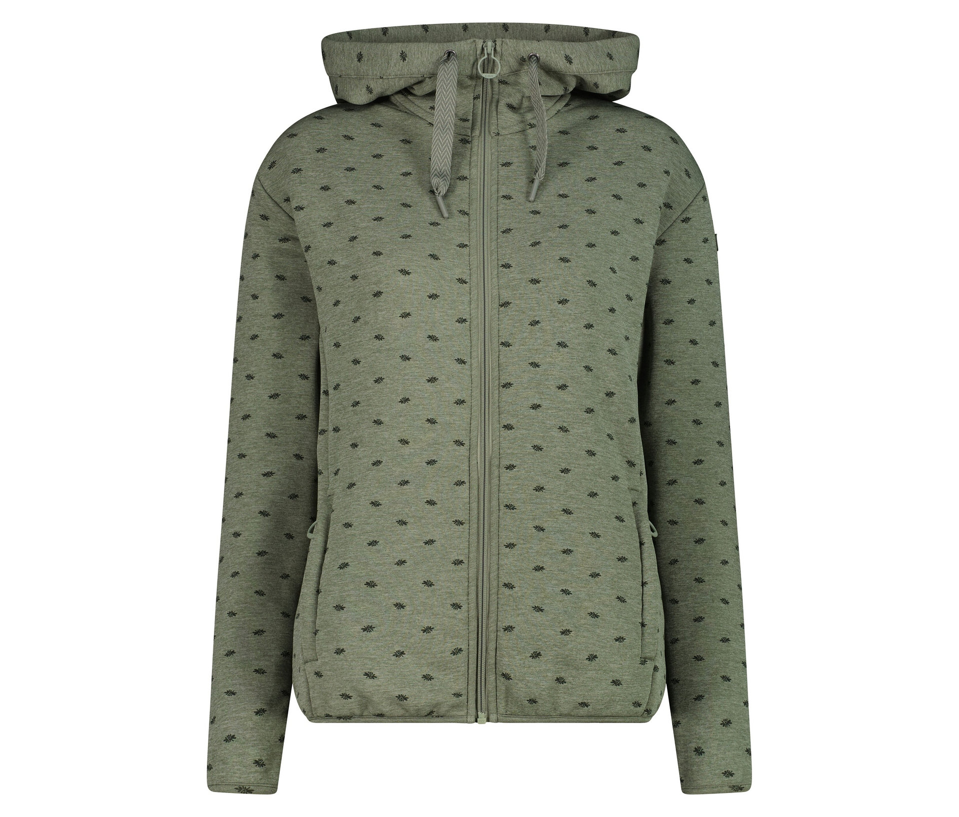 Damen-Fleece-Jacke mit Kapuze - Damen - Gr. 44
