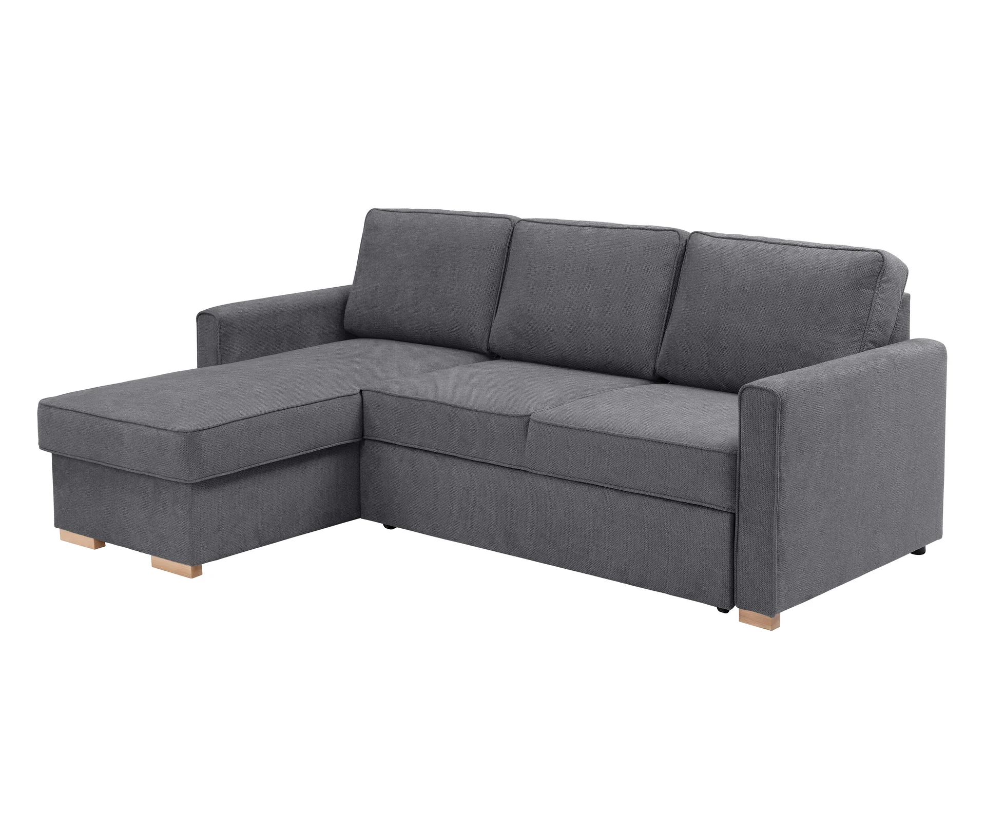 Tchibo - Ecksofa mit Auszugsbett »NovaLounge« - 229x160x92cm - braun -