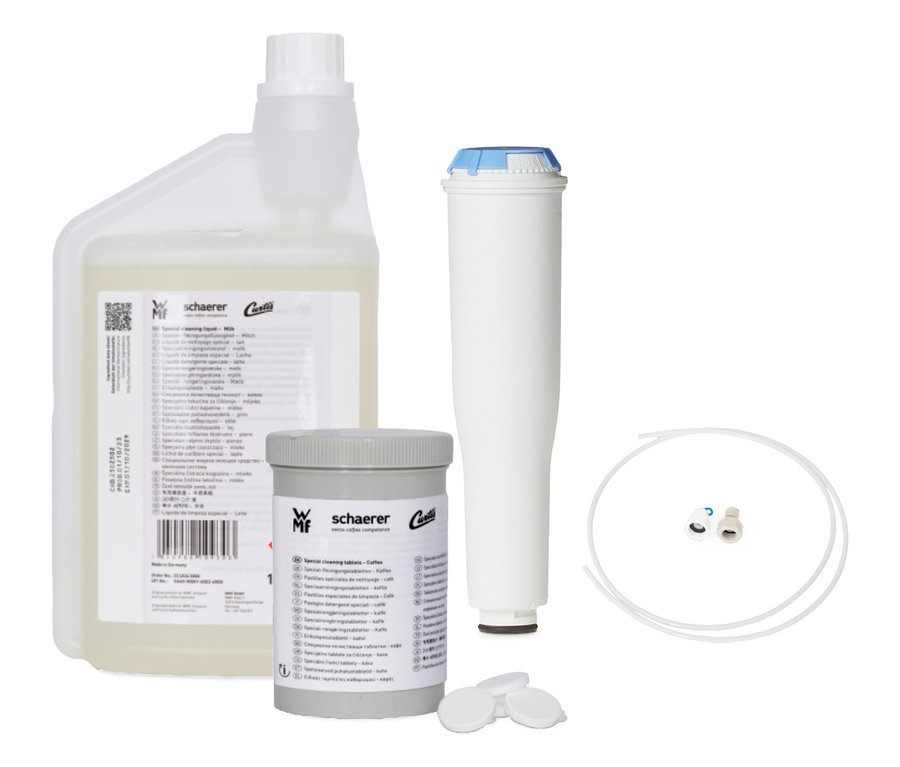 Reinigungsmittel, Filter und Zubehör für Kaffeemaschinen.