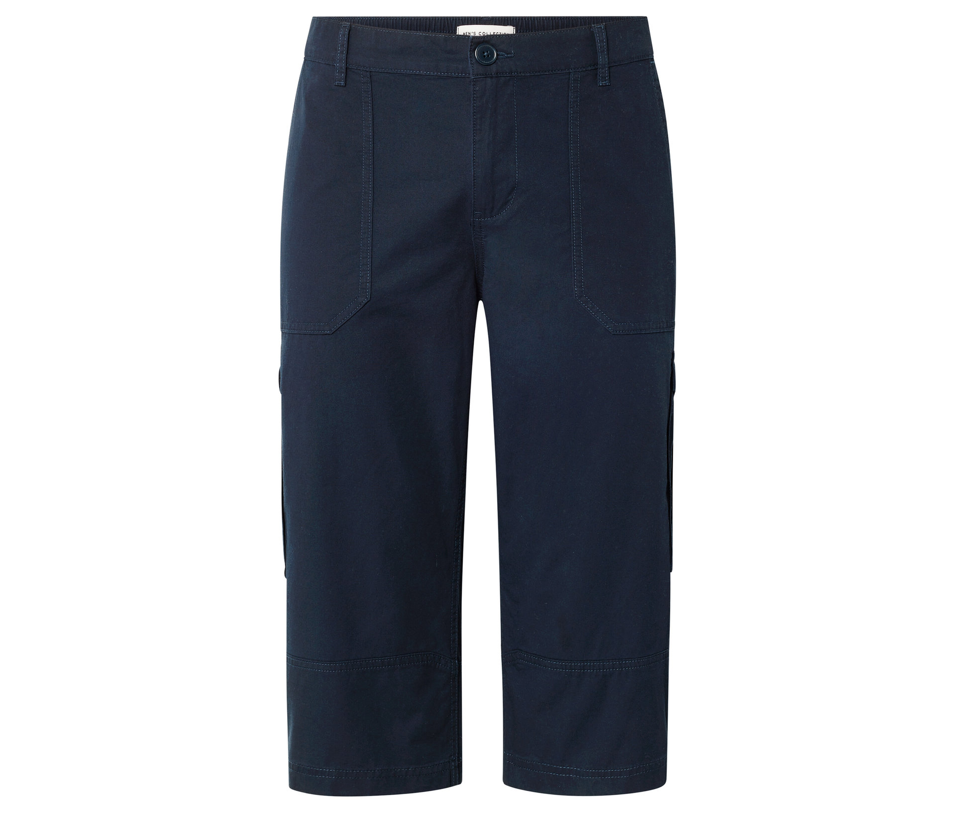 Cargo-Bermuda in 3/4-Länge - Herren - Gr. 33 - dunkelblau - dunkelblau