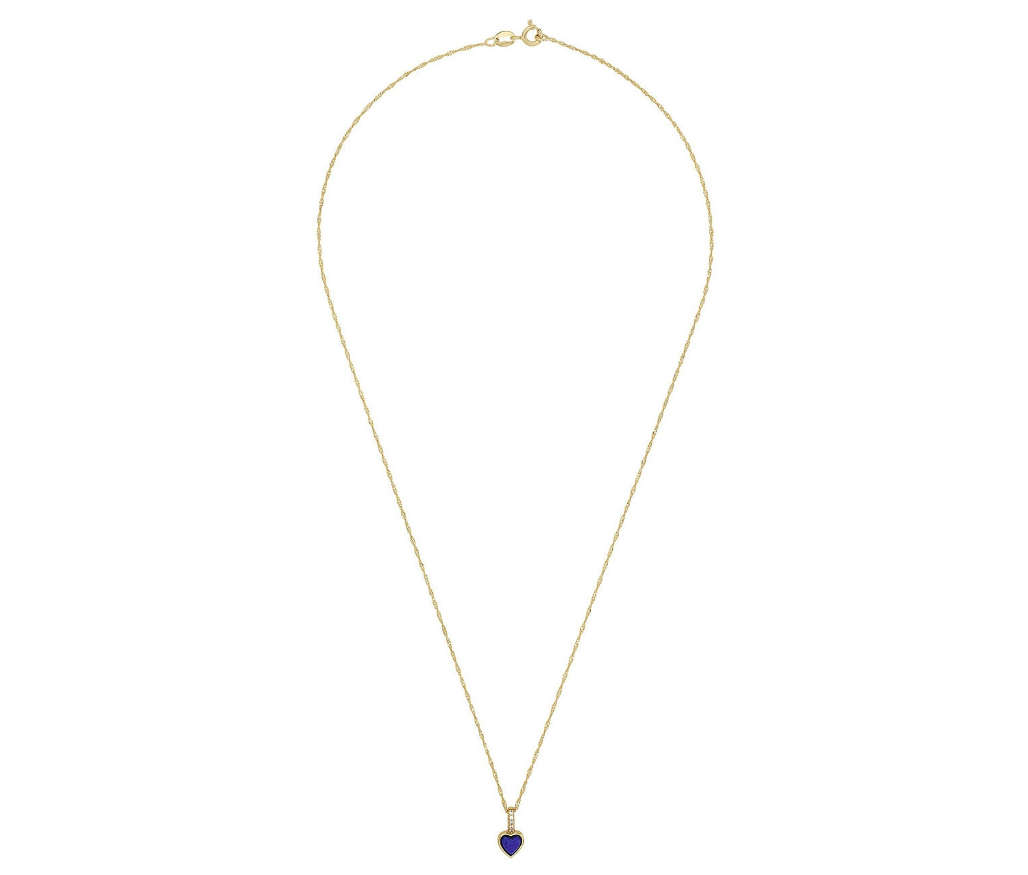 Tchibo - Amor Halsschmuck mit Herz-Motiv - blau