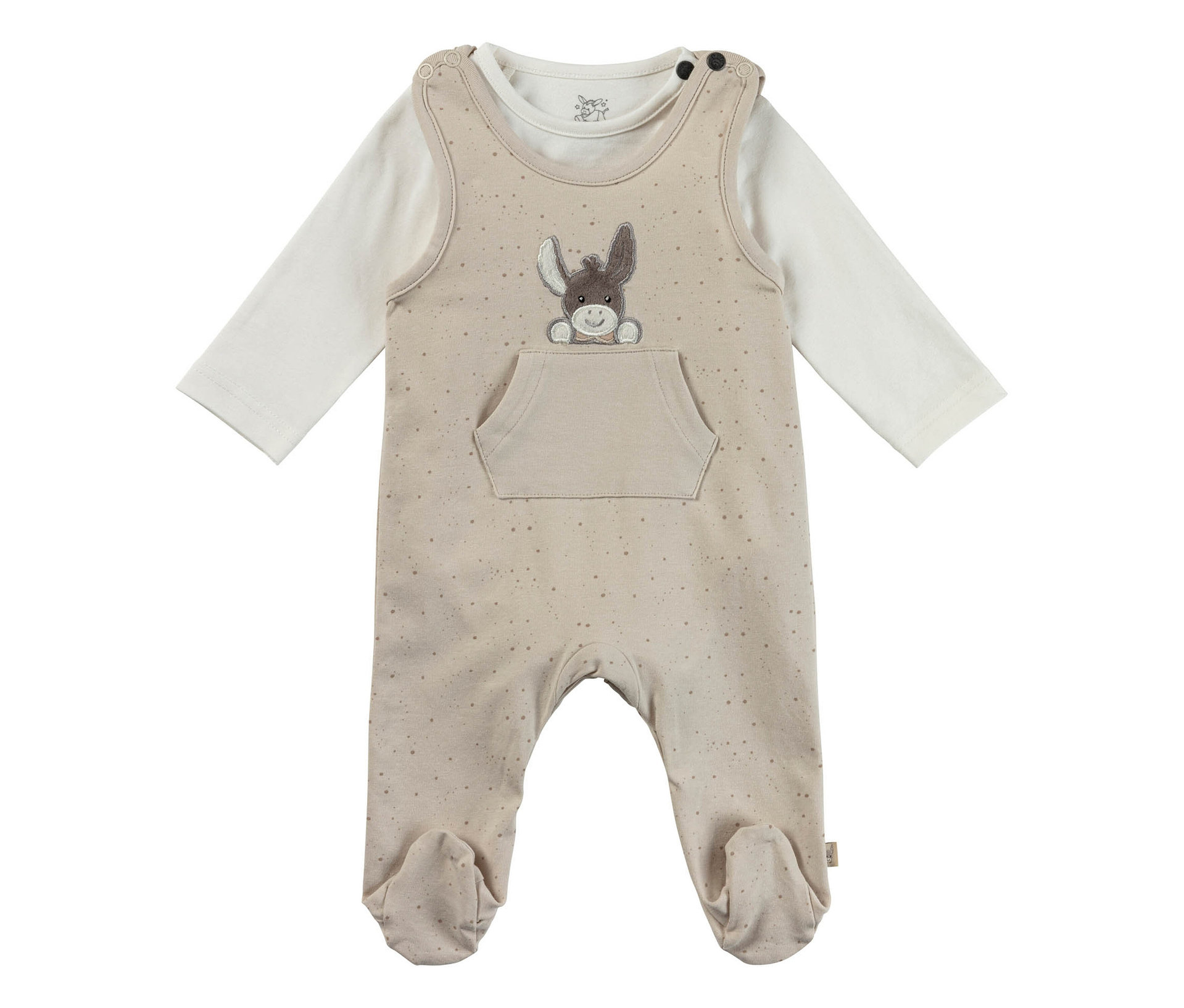 Tchibo - Sterntaler Strampler-Set - Baby - Gr. 62 - naturfarben