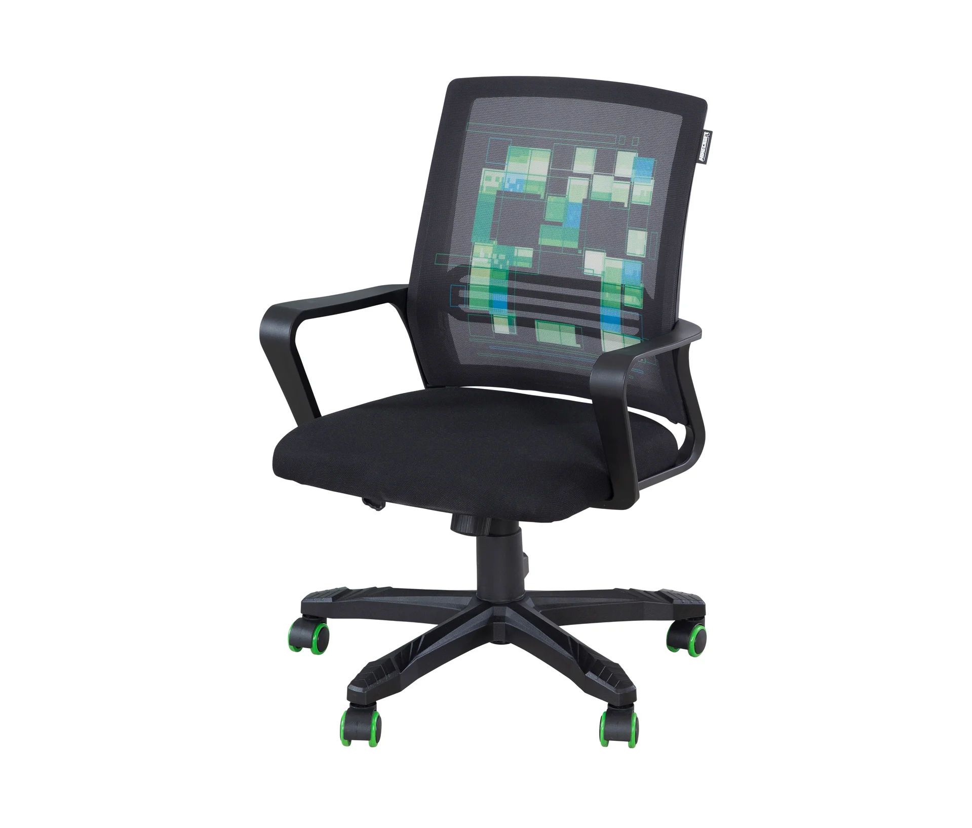 Roba Schwarz Minecraft Gaming-Stuhl - 63X60x86cm