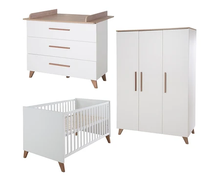 roba Kinderzimmerset »Ole« mit Bett, Wickelkommode und Schrank.