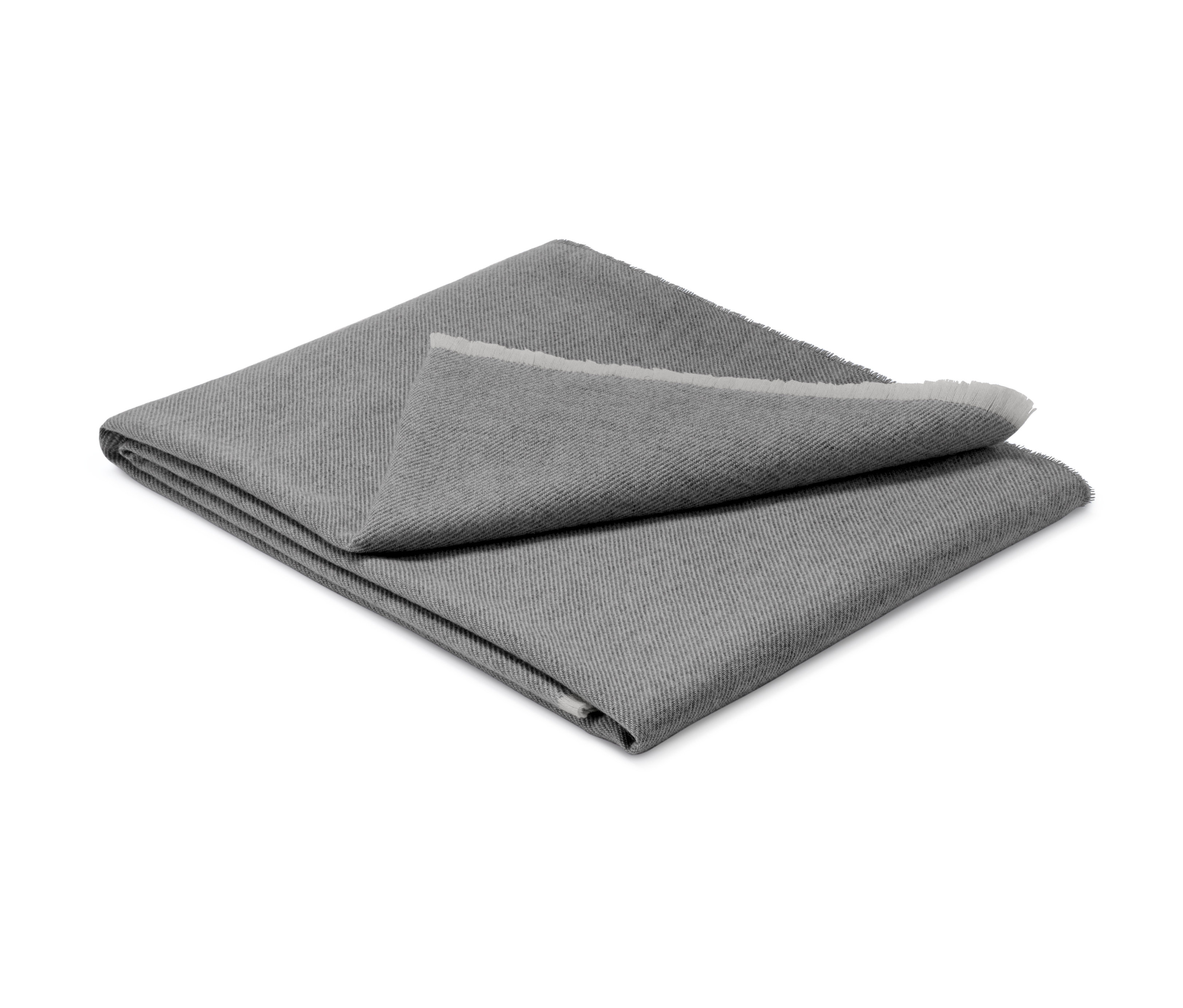 Gefaltete Premium-Cashmere-Wolldecke.