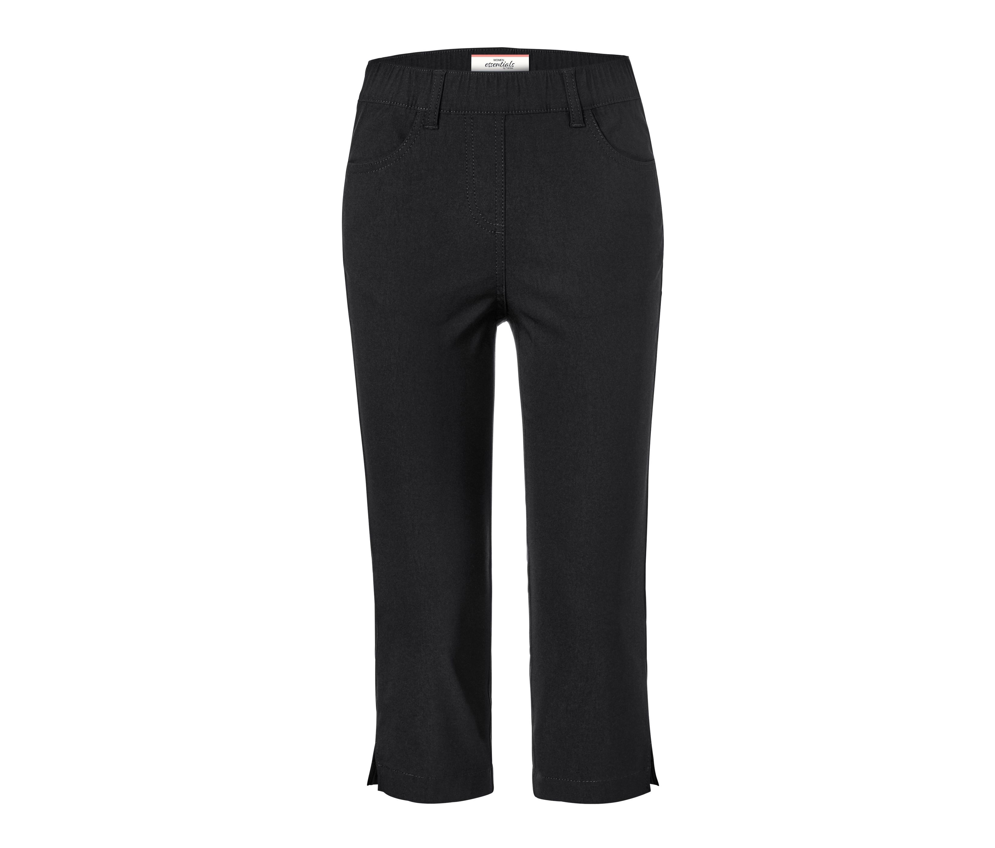 Tchibo - Bengalin-Hose in 3/4-Länge - Damen - Gr. 38 - schwarz