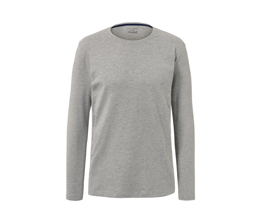Graues Langarmshirt.