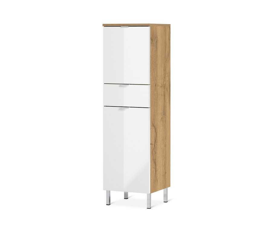Schrank »Mauresa«, Eichen-Nachbildung/weiß.