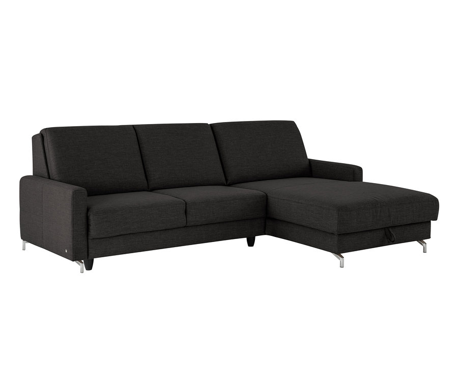 Anthrazitfarbenes ADA trendline Ecksofa »Hendrik«, rechts.