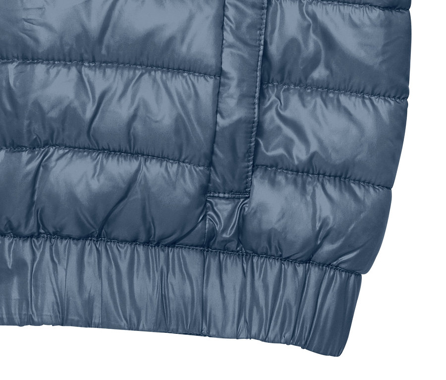 Detail einer Steppjacke.