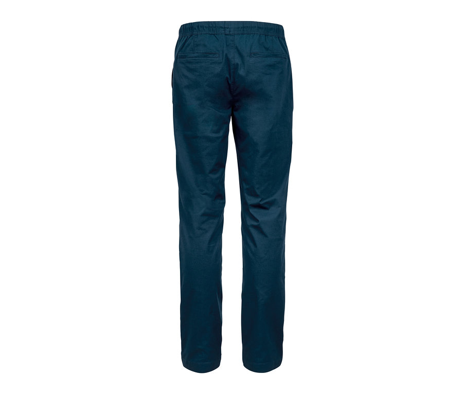 Dunkelblaue Comfort-Chino.