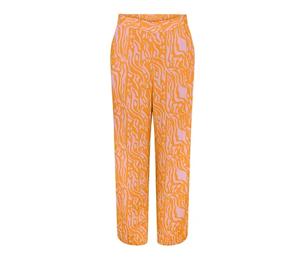 Webhose mit orange-pinkem Muster.