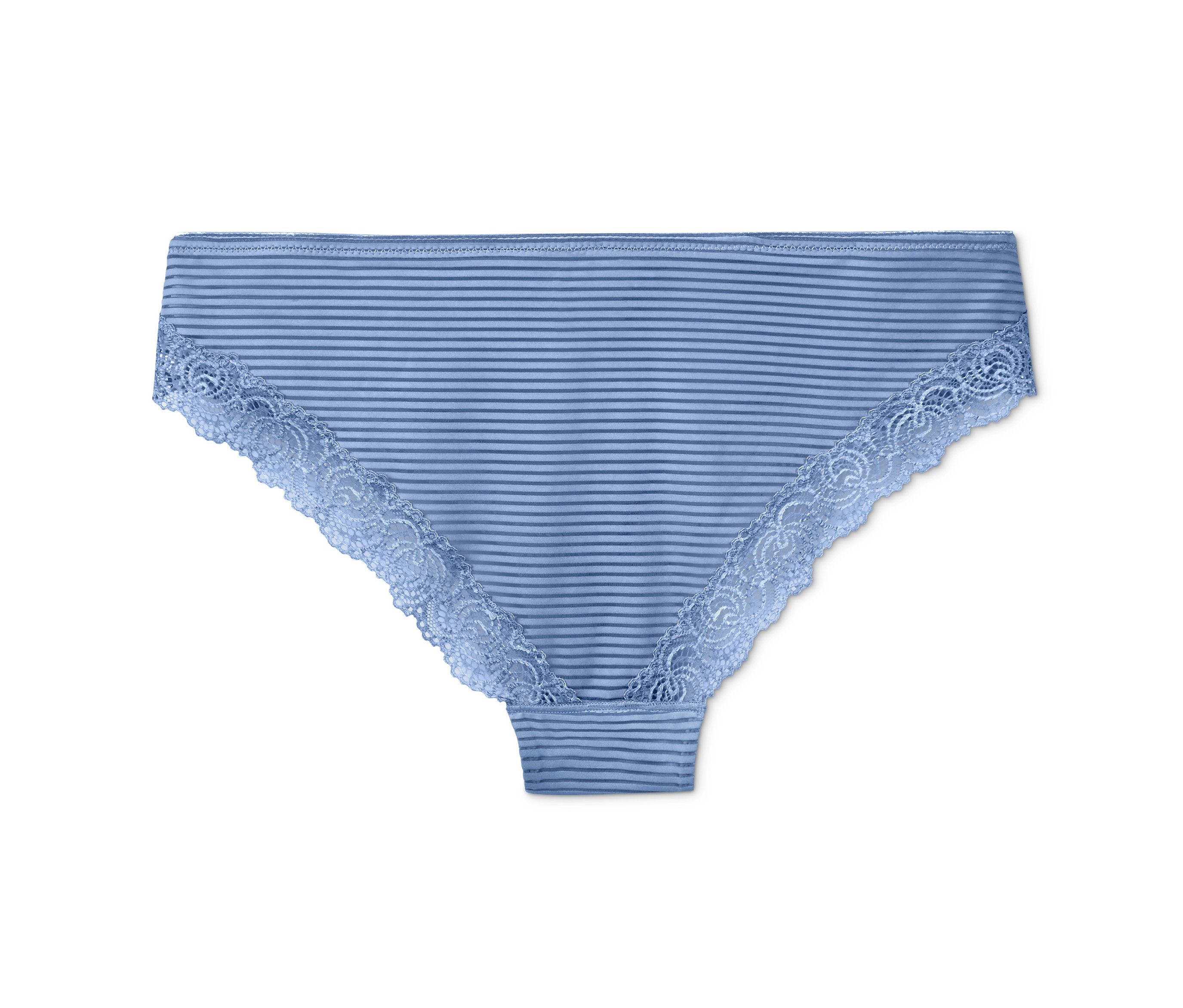 Thumbnail - Tchibo - 2 Brazil-Slips - Damen - Gr. L - blau/gestreift