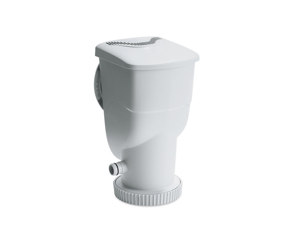 Weißer Wasserfilter.