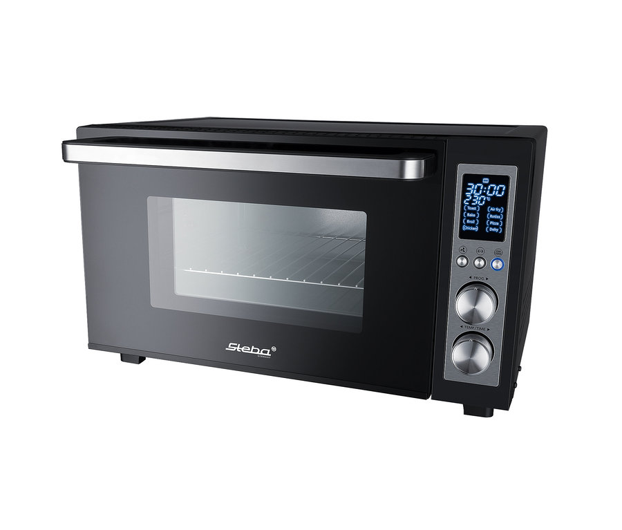 Schwarzer Steba Digitaler Grillbackofen »KB E300«.