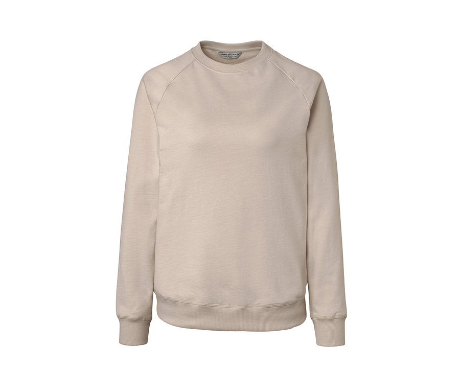Beiges Yogasweatshirt.