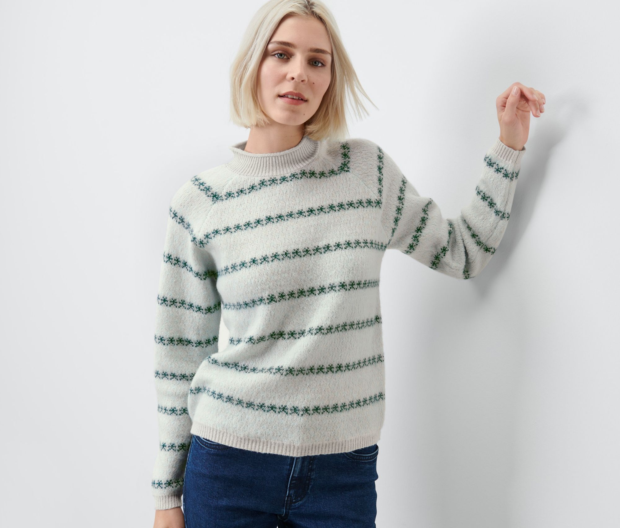 Thumbnail - Tchibo - Strickpullover - Damen - Gr. XS - graublau