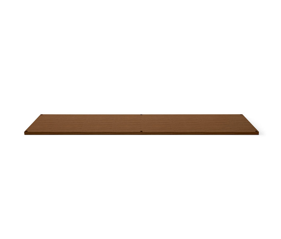 Eine »CN3« Deckplatte mit Echtholzfurnier in Nussbaumoptik mit einer Breite von 152 cm.