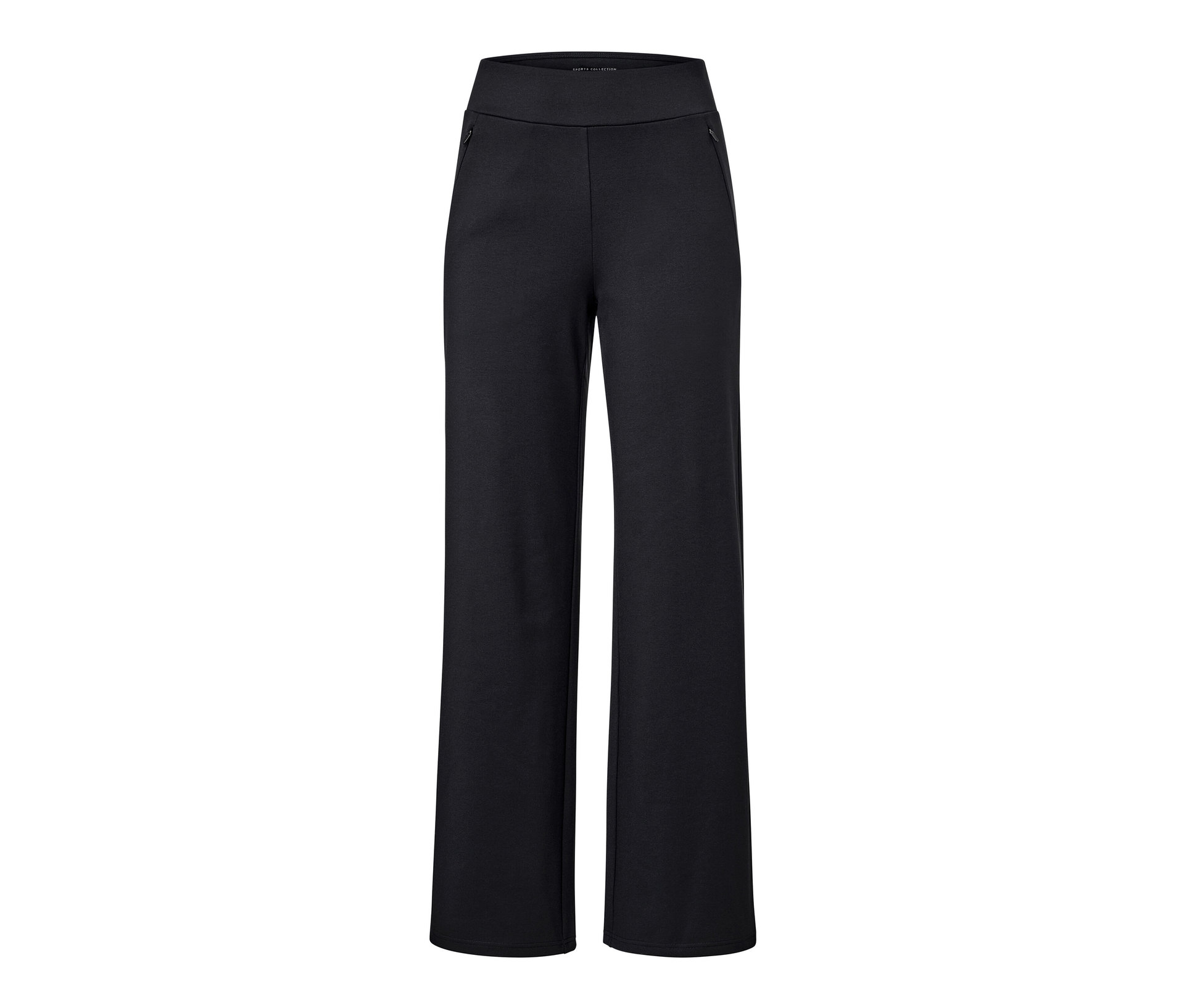 Thermohose »Wide Leg« - Damen - Gr. M - schwarz - schwarz