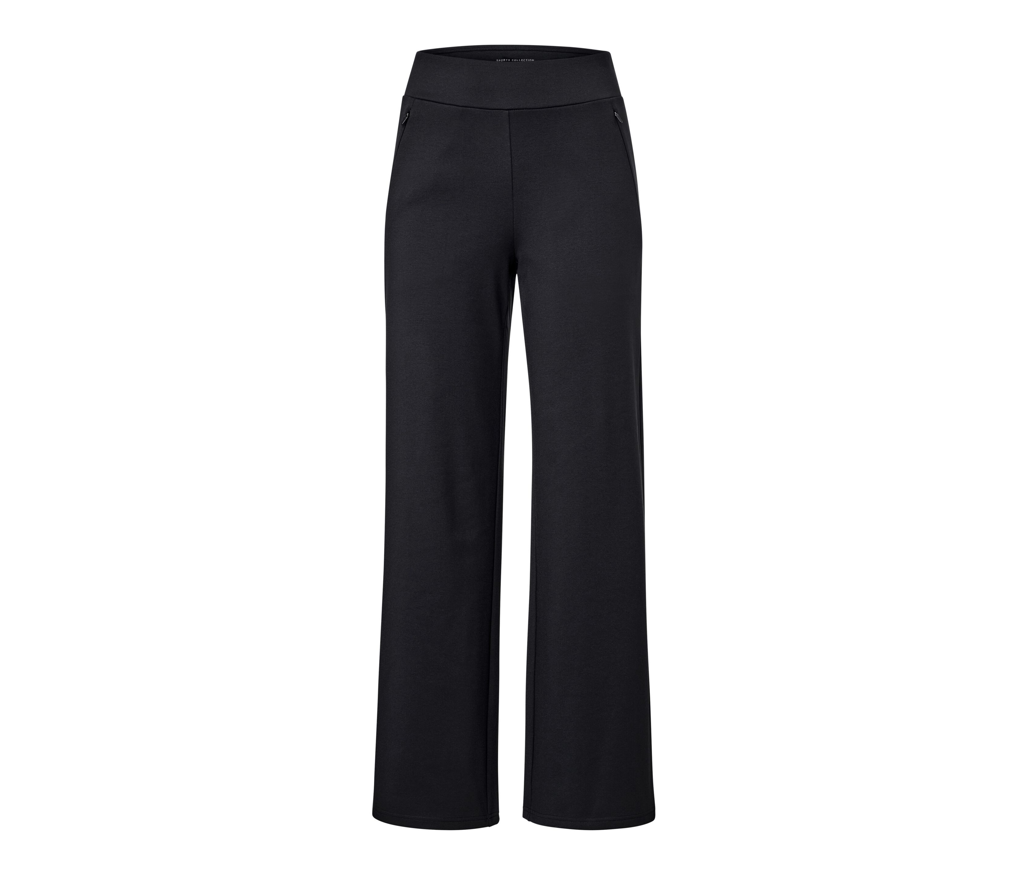 Tchibo - Thermohose »Wide Leg« - Damen - Gr. L - schwarz