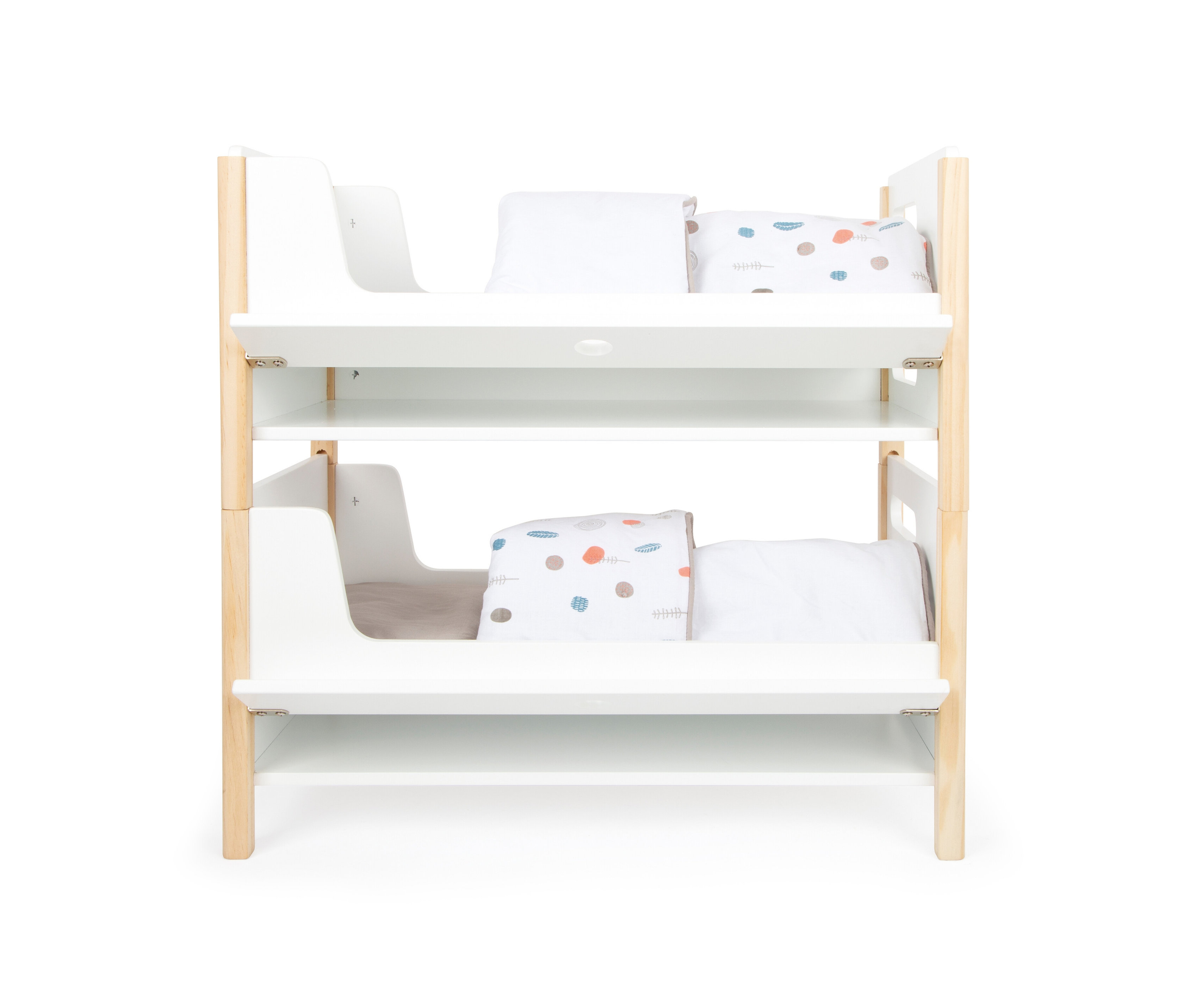 Thumbnail - small foot Puppenhochbett »Little Button« - weiß