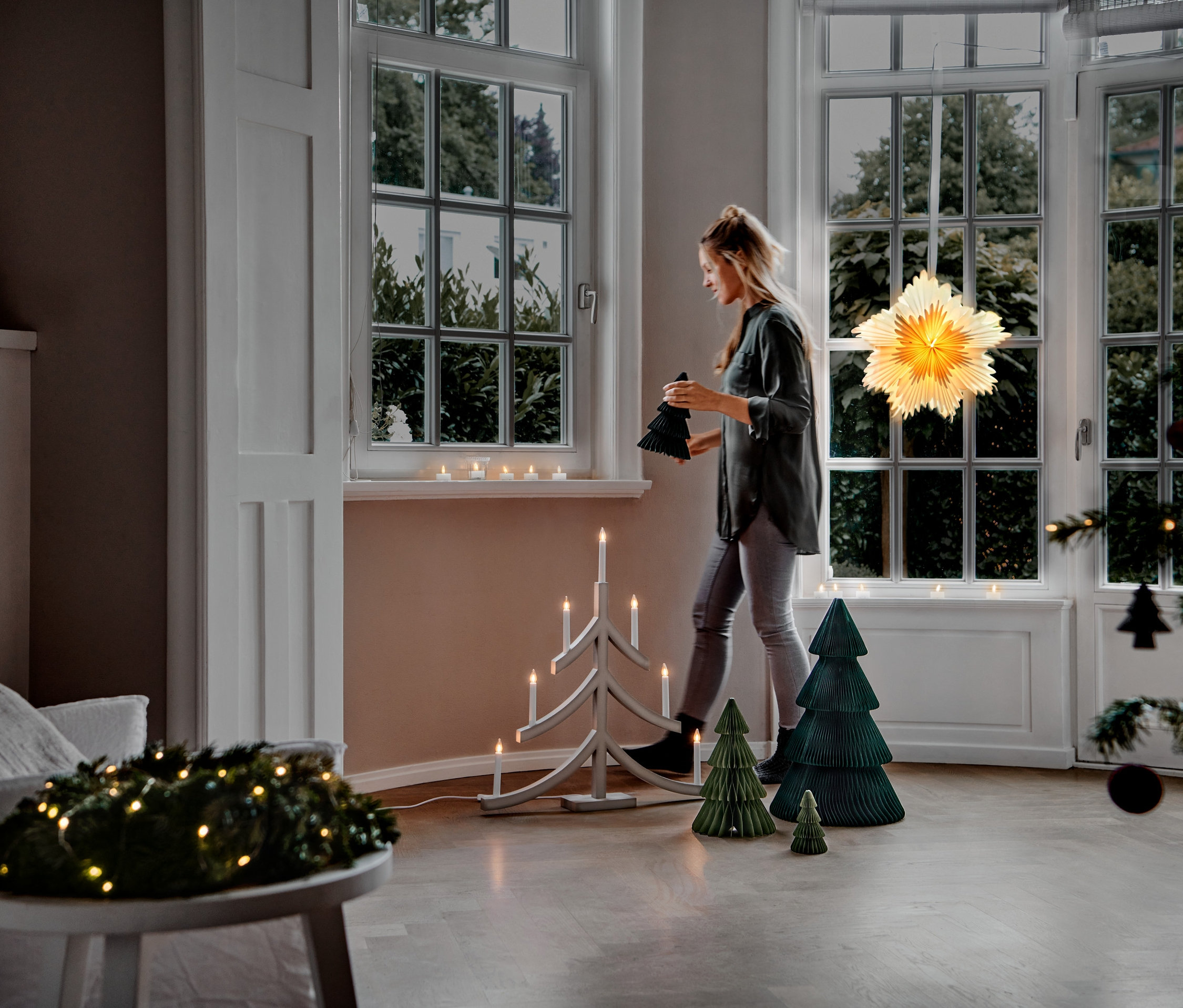 Thumbnail - Tchibo - XL-LED-Kerzenleuchter - weiß