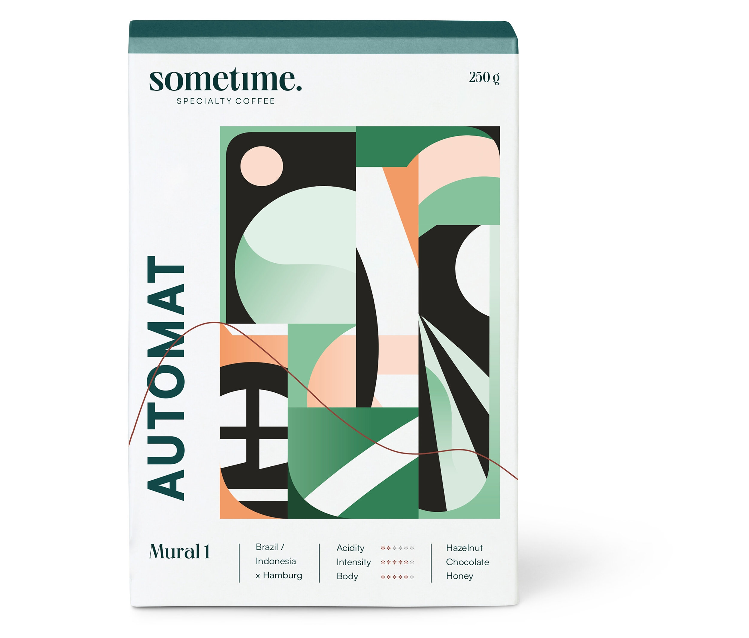 Packung sometime - MURAL 1 Caffè Crema - 250 g Ganze Bohne.