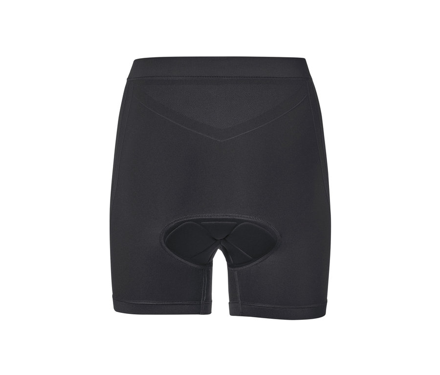 Schwarze Radunterhose.