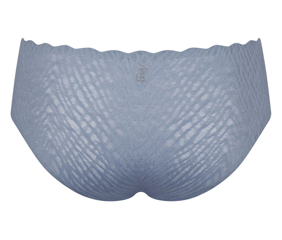 Detailansicht der sloggi ZERO Feel Bliss Hipster in bluish gray.