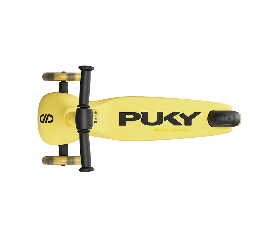 Gelber PUKY Roller PUSH von oben.