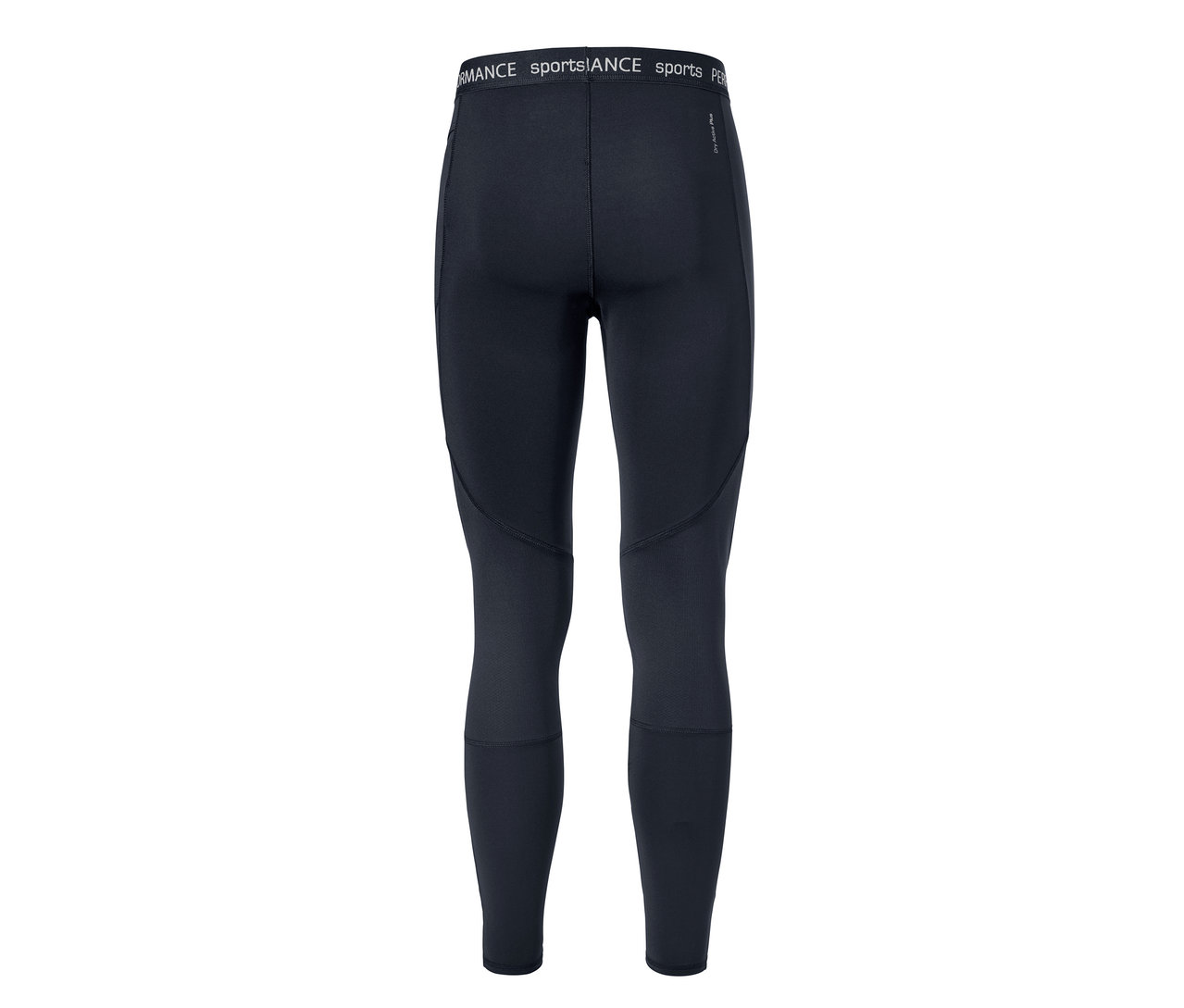Schwarze Sporttight von hinten.