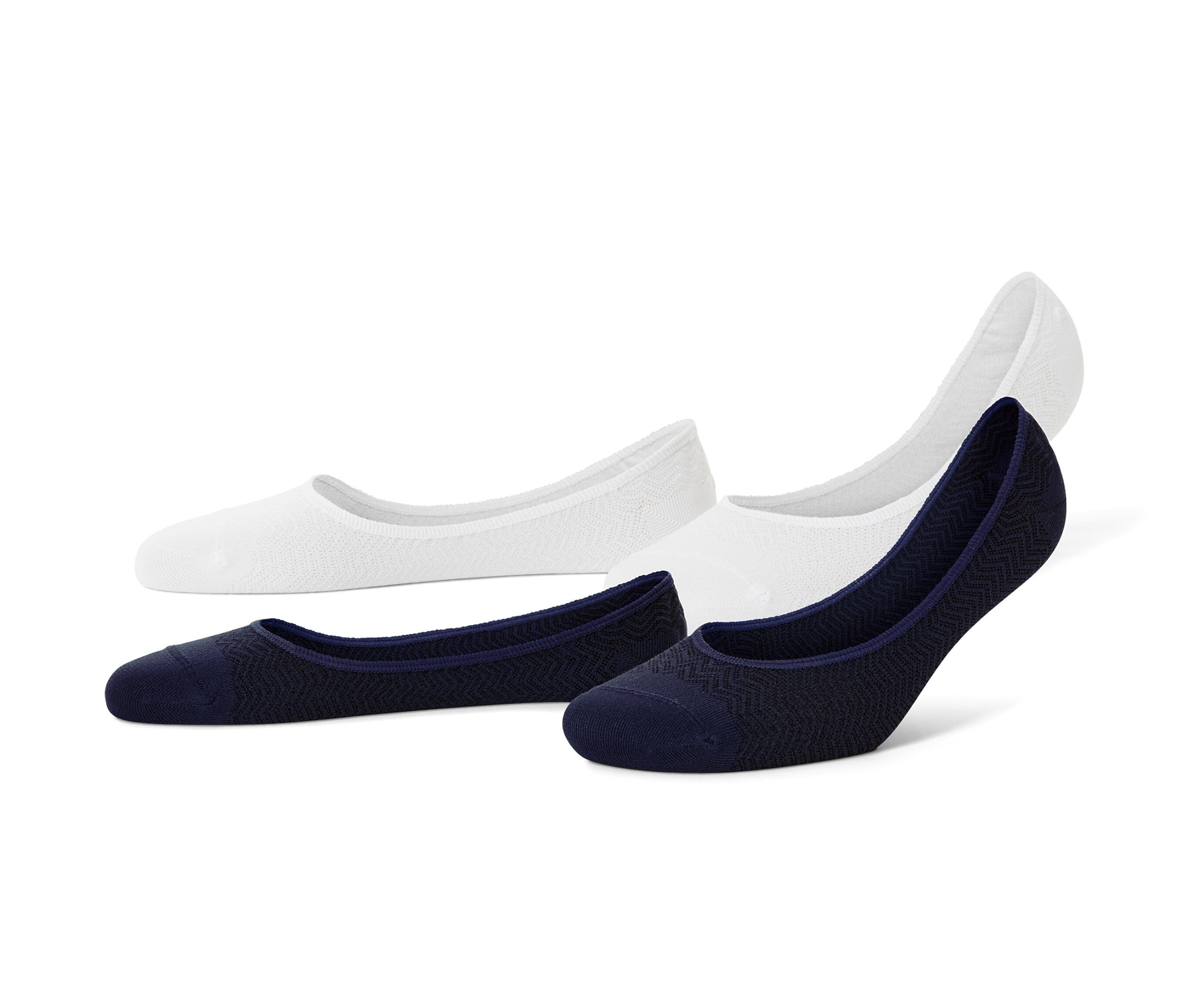 Tchibo - 2 Paar Sneaker-Füßlinge - Damen - Gr. 35-37 - dunkelblau