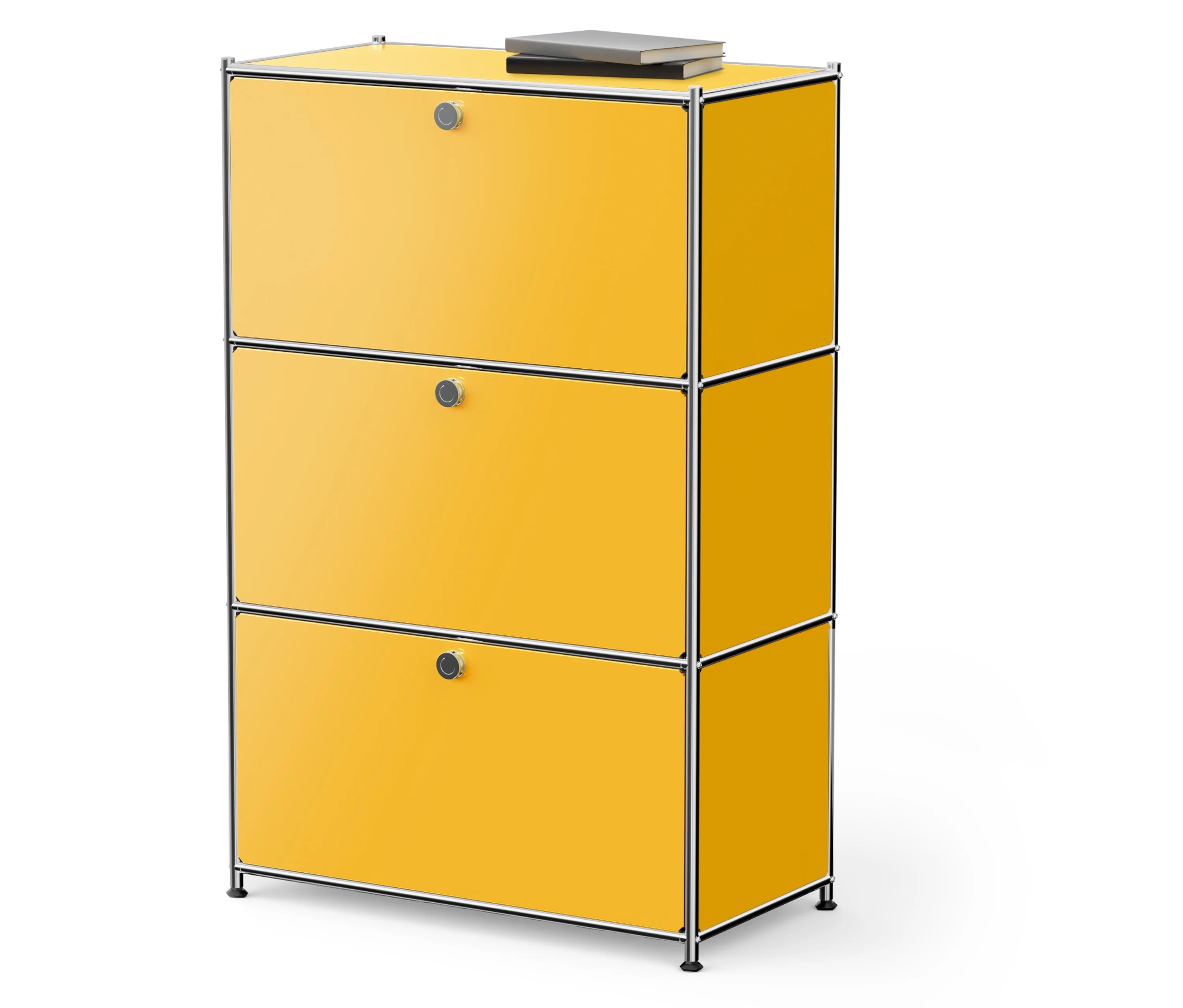 60,5cm günstig Kaufen-Tchibo - Kommode Metall »Cn3« mit 3 Klappenfächern - 77x40x120,5cm - chrom - Stahl / Aluminium / Kunststoff. Tchibo - Kommode Metall »Cn3« mit 3 Klappenfächern - 77x40x120,5cm - chrom - Stahl / Aluminium / Kunststoff <![CDATA