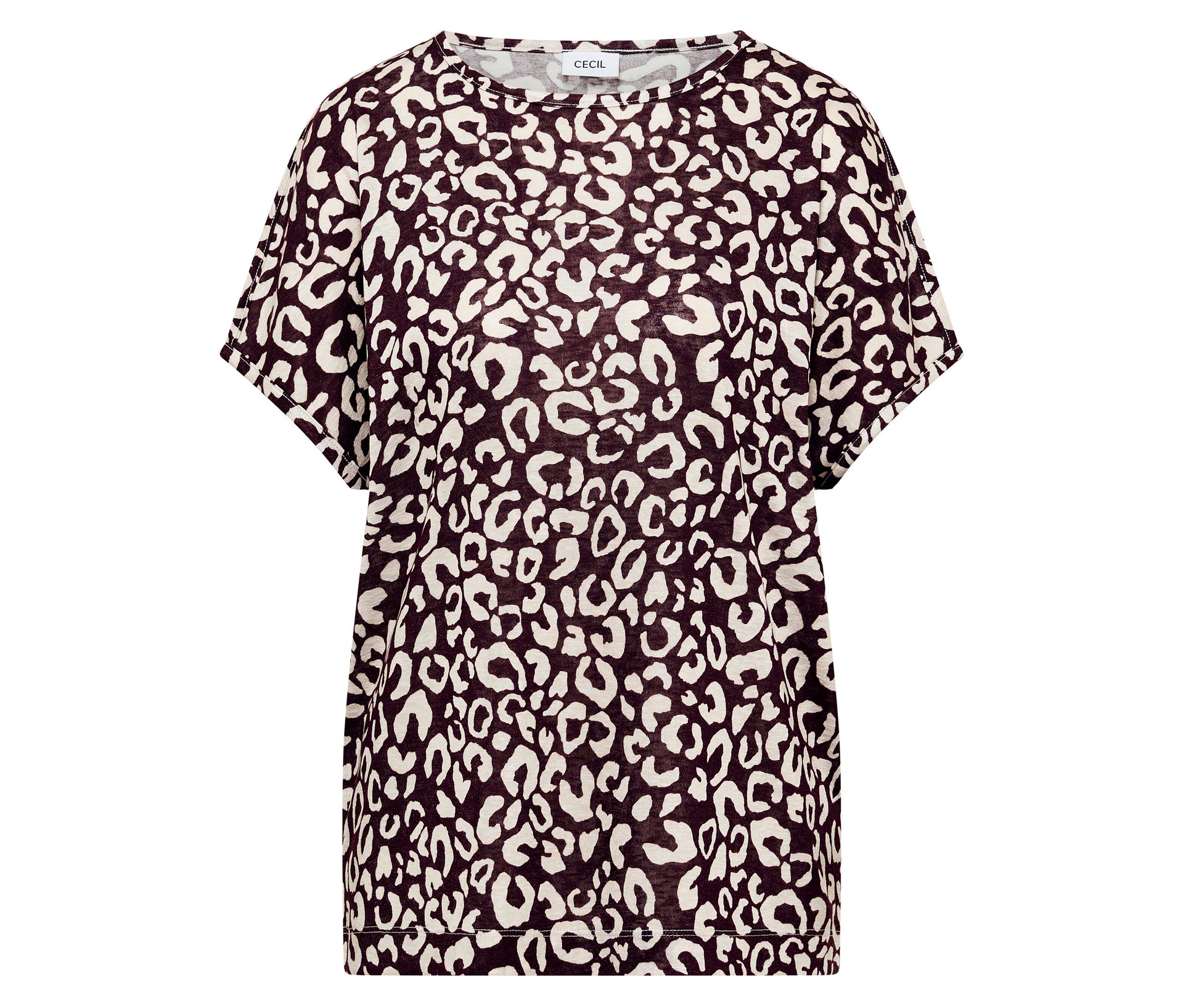 Cecil Kurzarmshirt - Damen - Gr. L - rot - rot