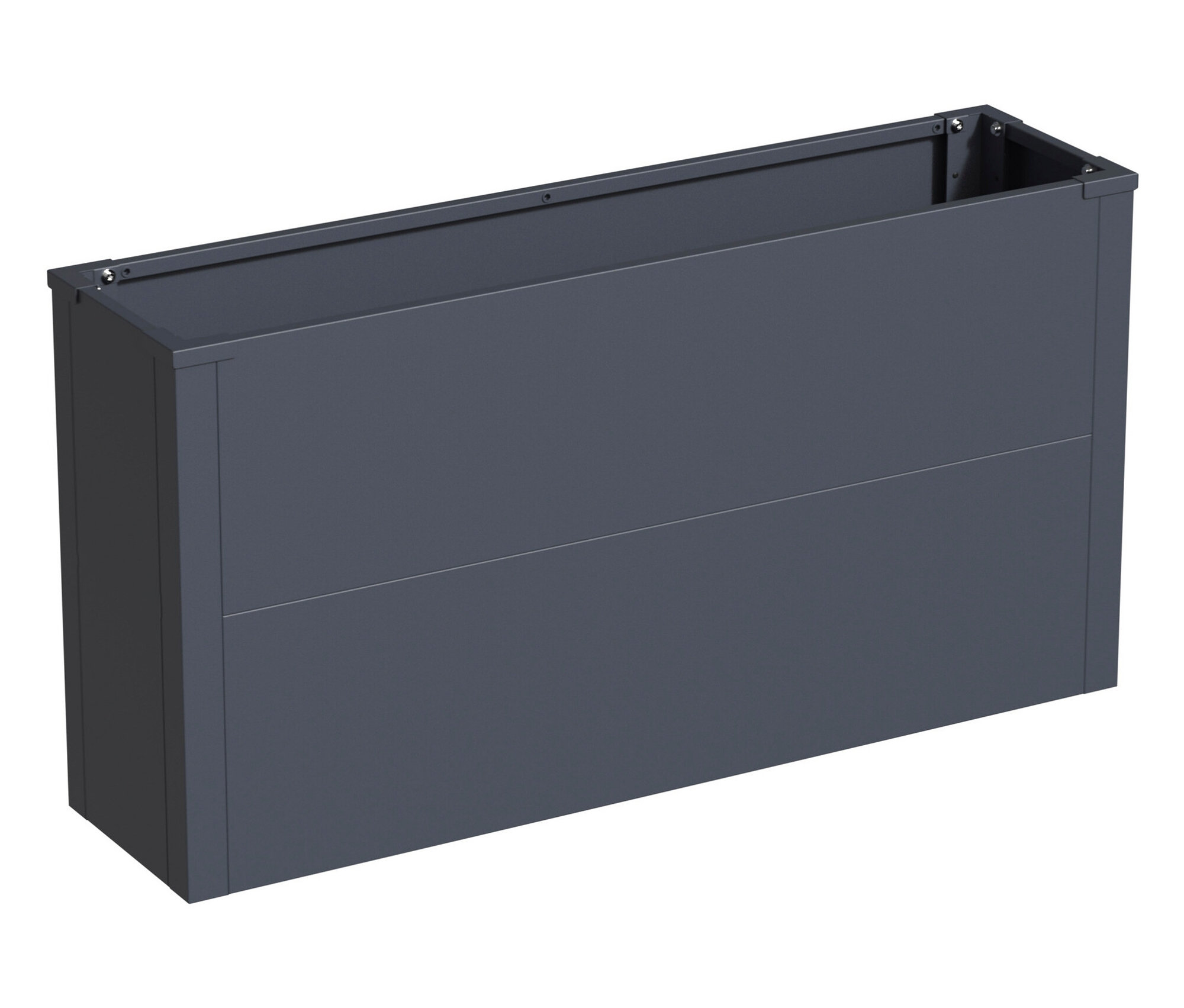 Tchibo - Pflanzkasten mit Einlegeboden - 100x25x52cm - anthrazit -