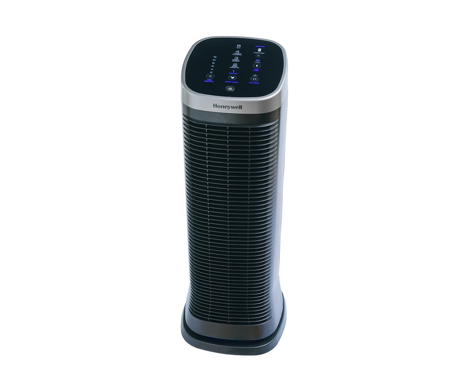 Schwarzer Honeywell Luftreiniger AirGenius 5.